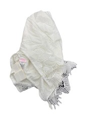 Pottery Barn Kids Lilly Pulitzer Eyelet Trim Crib Skirt 16" Drop White H90