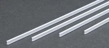 Evergreen Scale Models 274 .125" x 14" Polystyrene I-Beams (Pack of 4)