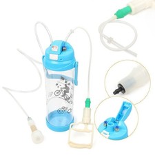 1set 3L Mungitrice Portatile a Barile Manuale Capra Pecora Sottovuoto Bovini Caseificio