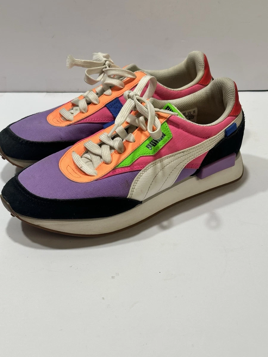 Puma Future Rider Play On Luminous Purple Fluo Pink W for sale | eBay