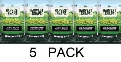 Calbee Harvest Snaps Baked Veggie Snacks Lightly Salted 20 oz Bag - 5 PACK