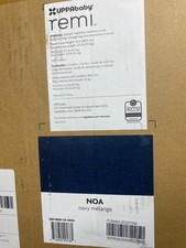 UPPAbaby Remi Bedside Bassinet Playard Travel Crib - NOA Navy Melange