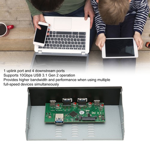 Usb Front Panel Hub 10Gbps 2 Usb A 2 Usb C Usb 3.1 Gen 2 4 Ports High Perf AM - Afbeelding 19 van 22