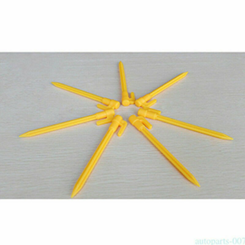 10Pcs Tent Ground Stakes Pegs Camping Soil Patio Gardening Heavy Duty Stake C