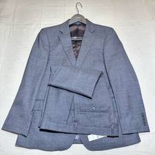 J.Crew Ludlow Slim Suit Gray Italian Wool 2-Piece Set 40 Short / 32 Waist