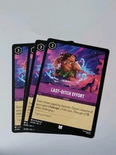 4x Disney Lorcana TCG - Fabled: Last-Ditch Effort 062/204 - Uncommon - NM