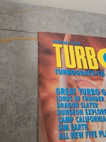 TURBOGRAFX 16 CD Turbo Force Game Magazine January 1993 Volume 3 *Great cond*