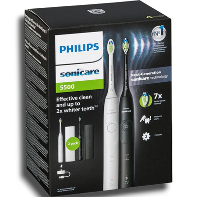 Philips HX7119/02 Sonicare 5500 elektrische Zahnbürste Schallzahnbürste 2er Set