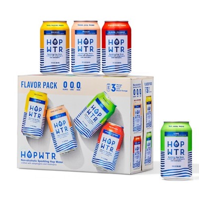 Sparkling Hop Water, Variety Pack 12 Pack, Sugar Free, Low Carb Non Alcoholic...