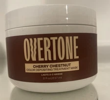 Overtone Color Depositing Treatment Mask Cherry Chestnut 8 oz