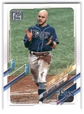 Mike Brosseau 2021 Topps Baseball #427 Tampa Bay Rays