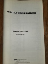 1989 Ford Festiva Wiring Diagrams Manual 1989 Ford Festiva Wiring Diagrams Manual