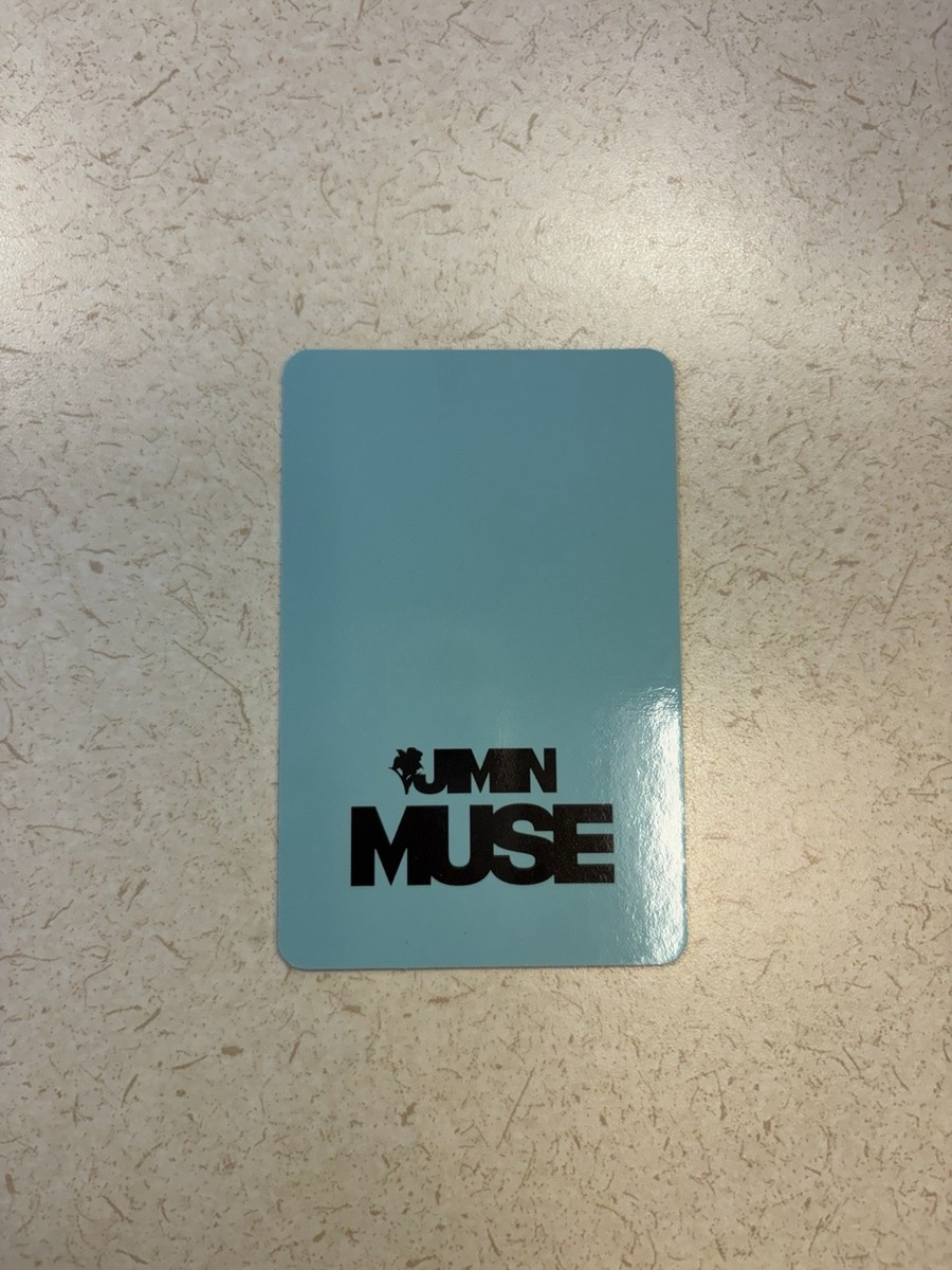 BTS JIMIN MUSE ALBUM BLOOMING VERSION VERS OFFICIAL PHOTOCARD PC