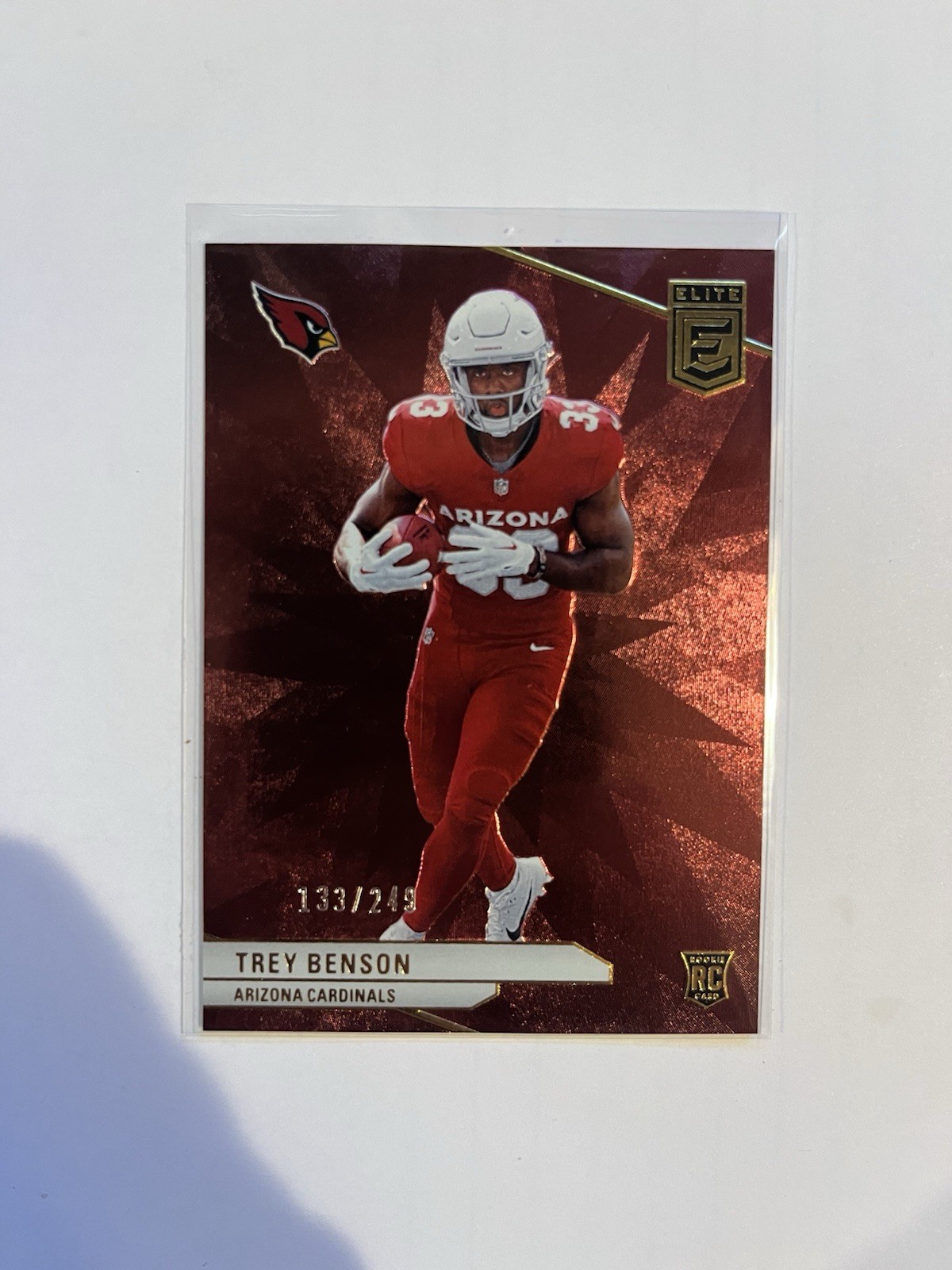 2024 Panini Donruss Elite Trey Benson #124 Maroon /249 Cardinals Rookie SP!