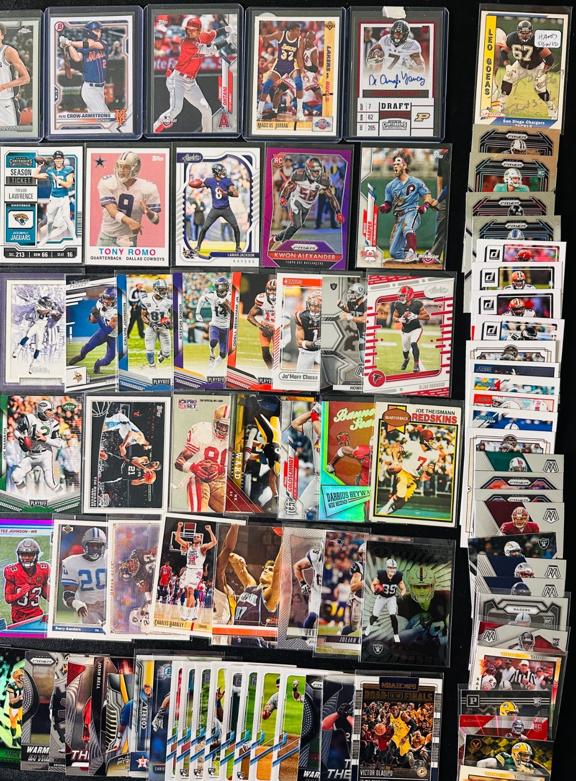 HUGE Sports CARD LOT! Jersey AUTO RC SP PRIZM Victor Wembanyama, Shohei Ohtani! view 2