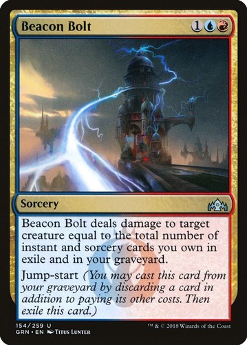 Beacon Bolt 154/259 Guilds of Ravnica MTG Uncommon Sorcery