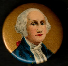 1932 Bastian Bros. George Washington 7/8" Celluloid Bicentennial Pinback Button — photo 1