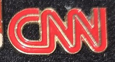 CNN Logo Lapel Pin Red Cable News Network