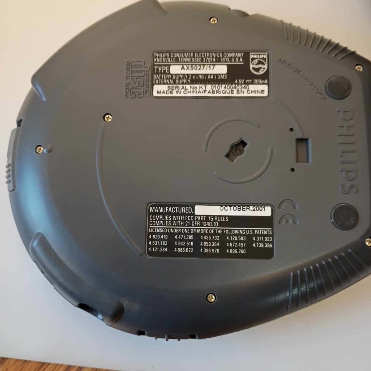 Philips Jogproof Portable CD Player 45 ESP Discman Line Out Tested