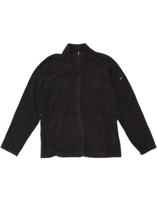 L.L.BEAN Damen Fleecejacke UK 14 Medium schwarz Polyester CN26