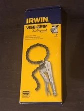 IRWIN 27ZR 20R Vise-Grip Locking Chain Clamp Pliers, 9'' Steel New