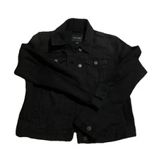 Banana Republic Denim Jacket Womans Size Small Black