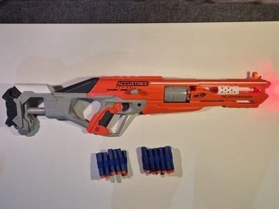 Nerf N-Strike Elite AccuStrike AlphaHawk Blaster + Zwei Magazin-Bänder