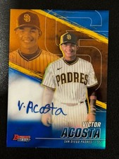 2021 Bowman's Best - Best of 2021 Autographs Victor Acosta #B21-VA Blue /150