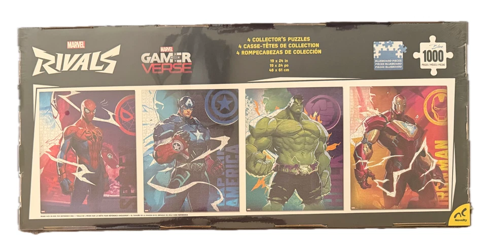 Marvel Rivals Puzzle Coleccionista Juego de 4 SELLADOS NUEVOS EN CAJA 109 Foto 2 de 4