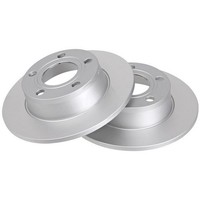 2 Bremsscheiben Voll Nicht BelüFtet Ø 255 Mm 10 Mm A.B.S. FüR U.A. Audi A6