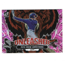 2023 Donruss Unleashed Pink Fireworks Pete Crow-Armstrong