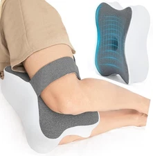 Long Knee Pillow for Side Sleepers between Legs, Memory Foam Leg Pillow for Side