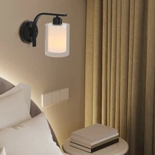 Wall Lamp Indoor Bedside Wall Sconce LED Light Wall Mount Single Head Lighting