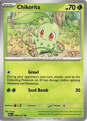 Chikorita 008/217 Mega Evolution Ascended Heroes Common