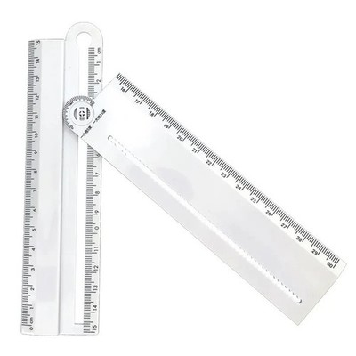 Geometric Drawing Ruler Multifunctional Folding Ruler School Office Drafting