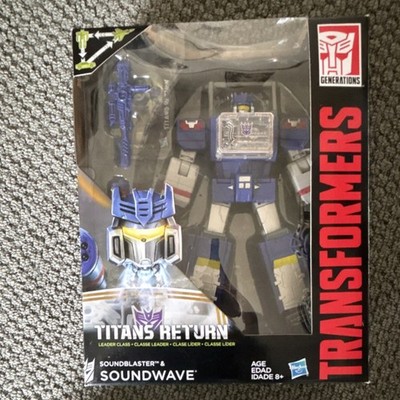 Hasbro Transformers Titans Return Soundwave with Titan Return Laserbeak (Used) 