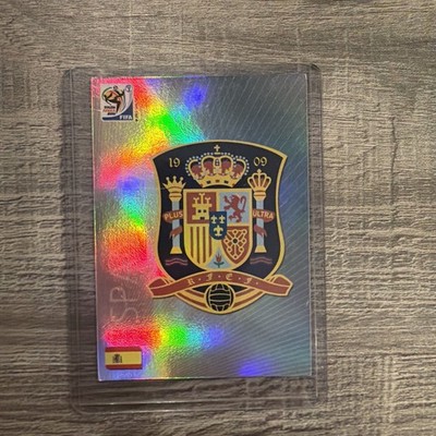 2010 Panini World Cup South Africa, Espana Logo. (Spain WON the World Cup)