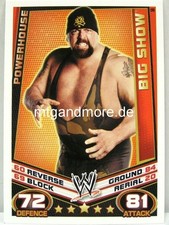 Slam Attax Rebellion - #056  Big Show - Power...