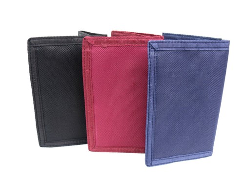 Unisex Quality Trifold Canvas Sports Wallet Credit Card Holder Purse Pouch - Picture 40 of 43