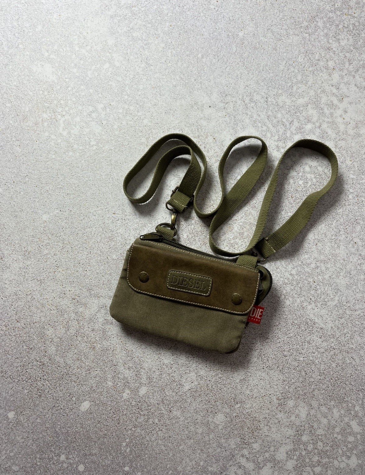 Rare Vintage 90’s Diesel Spare Parts Canvas Bag Messenger
