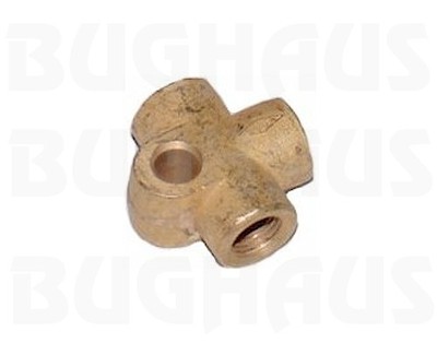 VW 1950 - 1977 BUG BEETLE BRAKE LINE T CONNECTOR!  NEW GERMAN OEM! FREE SHIP! 