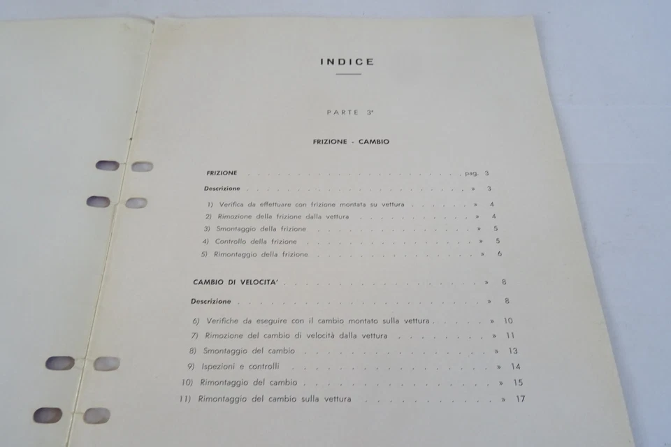 manuale delle riparazioni Alfa Romeo Giulietta Giulietta Sprint frizione cambio - Immagine 2 di 4