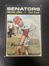BERNIE ALLEN 1971 Topps #427 Washington Senators Baseball MLB Card (Follow Us) 