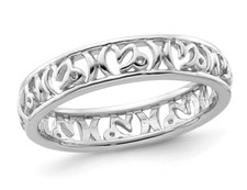 Sterling Silver Capricorn Zodiac Astrology Ring Band