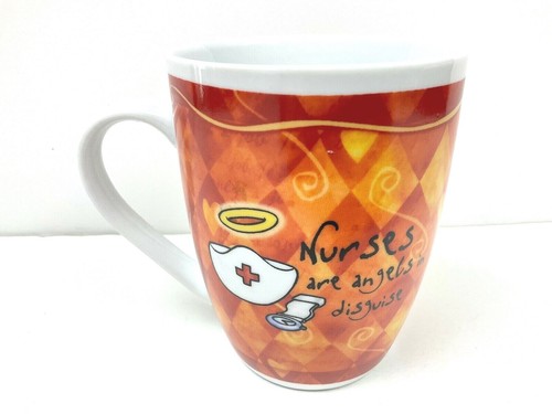 Nurses are Angels ๐ฉโโ๏ธ Love Coffee Mug Hospital Doctor's Office Tea Cup Glass - Picture 3 of 7