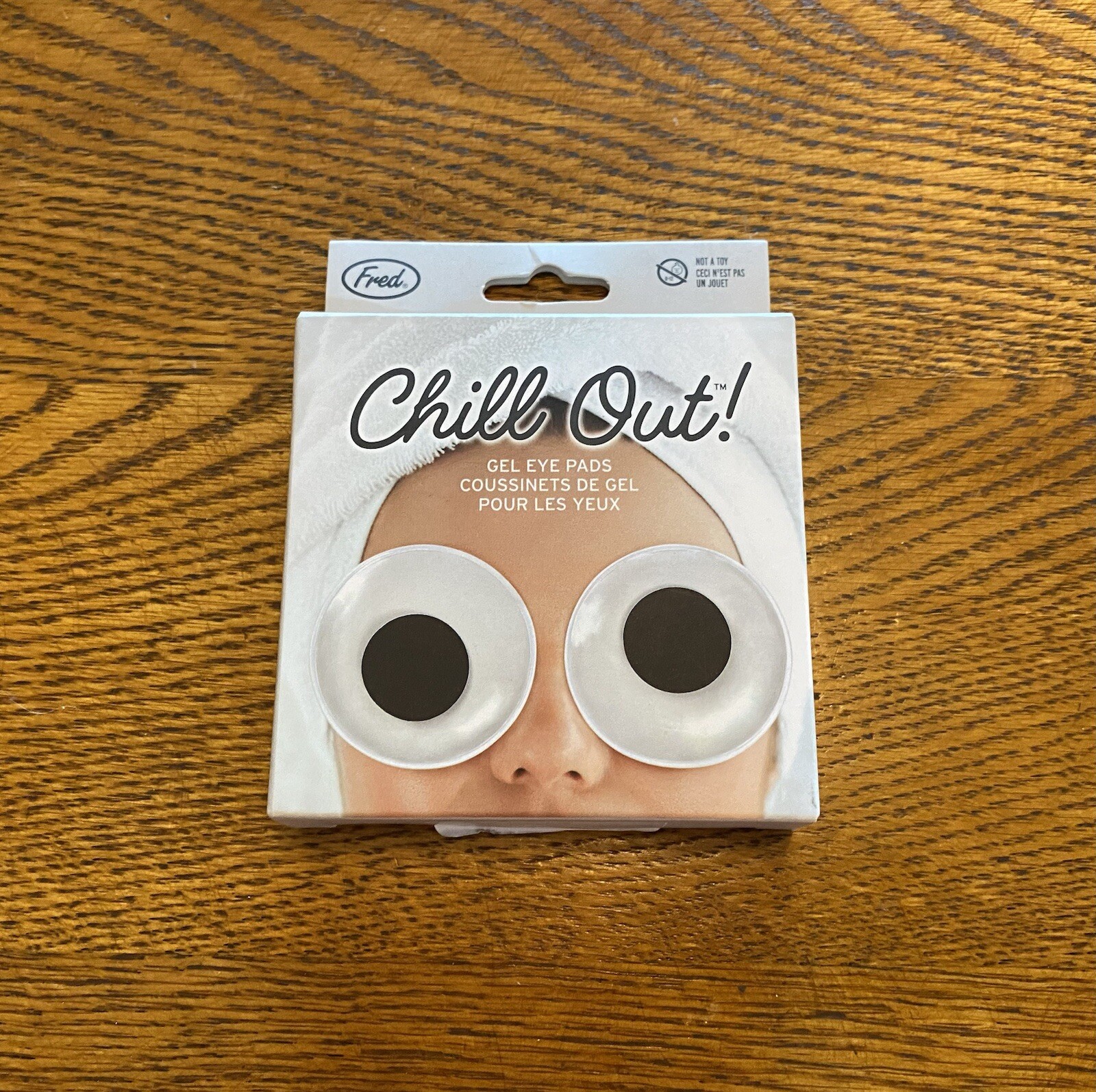 FRED Chill Out! Googly Eyes Gel Eye Pads Depuffing Ice Packs Mask