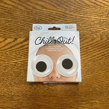 FRED Chill Out! Googly Eyes Gel Eye Pads Depuffing Ice Packs Mask