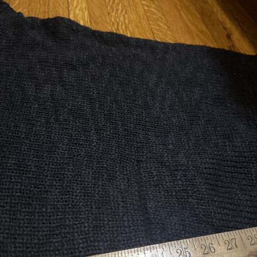 Lauren Ralph Lauren Kapuzen Fransen Poncho Strick Pullover Schwarz Pullover One Size - Bild 6 von 7