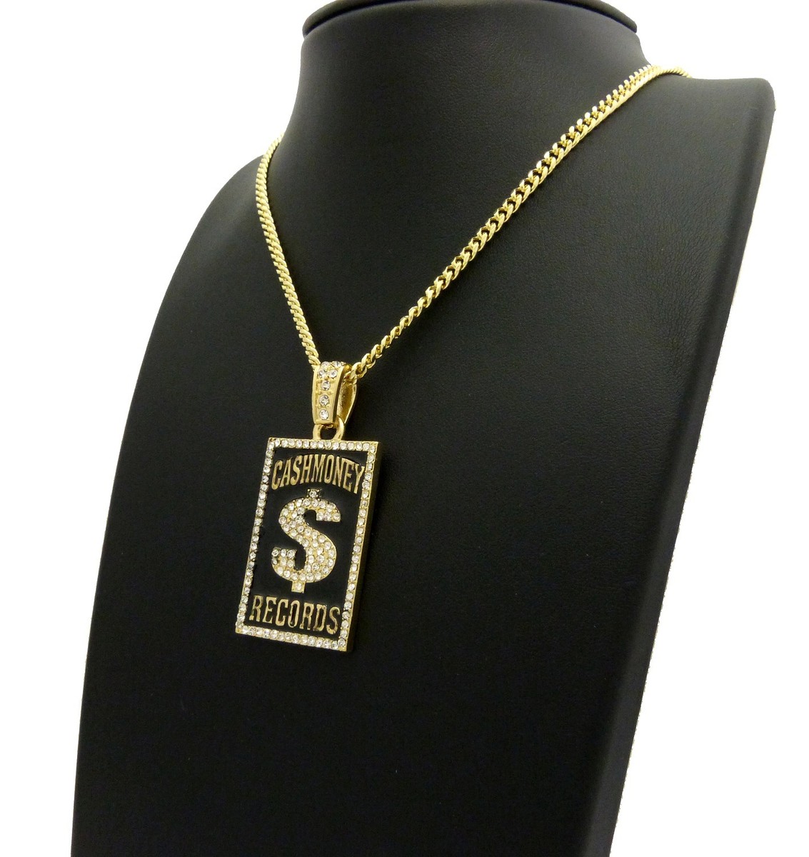 Cash Money $ Record Pendant 24