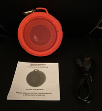 Waterproof Bluetooth speaker with Carabiner and Suction Cup